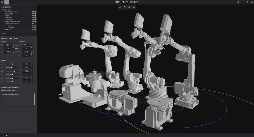 El software Meltio Space revoluciona la impresión de metal 3D con brazos robóticos para diseños precisos 
